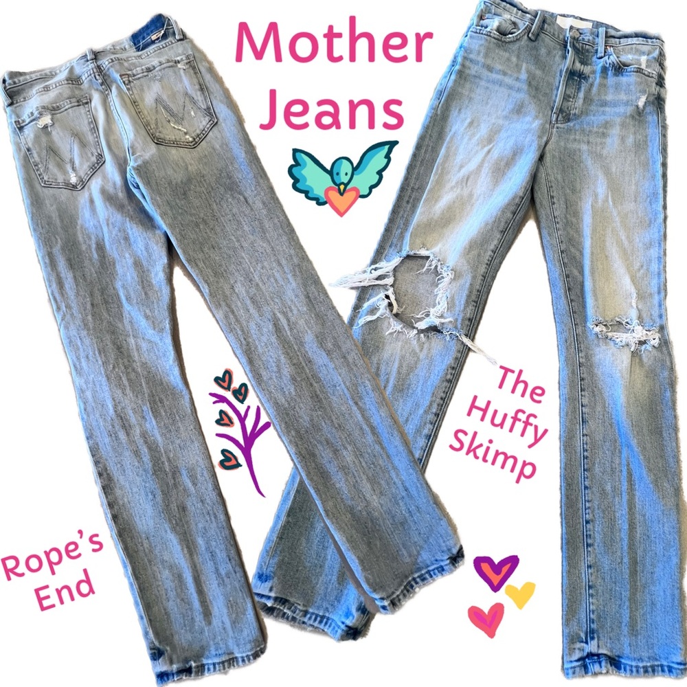 MOTHER The Huffy Skimp Rope’s End Button fly Sz 27
